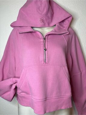 lululemon athletica Bubblegum Pink Quarter-Zip Hoodie